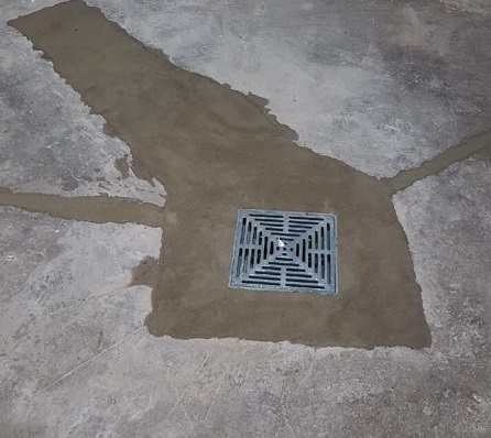 Toronto floor catch basin repaired after outlet restriction